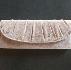 Poppie Jones Clutch Purse Wallet Faux Suede
